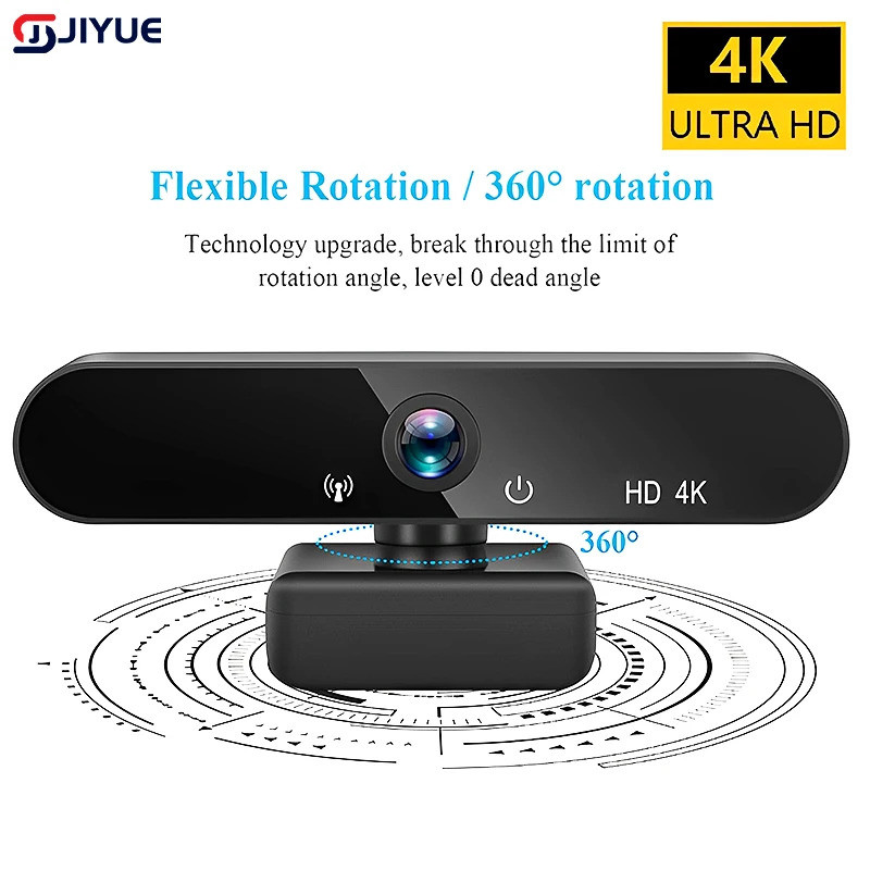 HD 4K Webcam PC 1080P 2K Web Camera Có Micro Tự Động Lấy Nét PC Máy Tính Laptop Phát Trực Tiếp 1080P