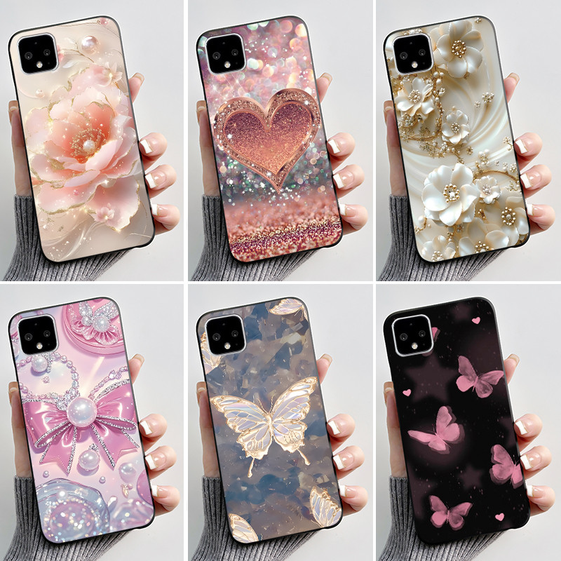 In Họa Tiết Ốp Lưng Cho Google Pixel 4 / Pixel 4XL Silicon Mềm Màu Đen Cho Google Pixel 4 XL Pixel4 