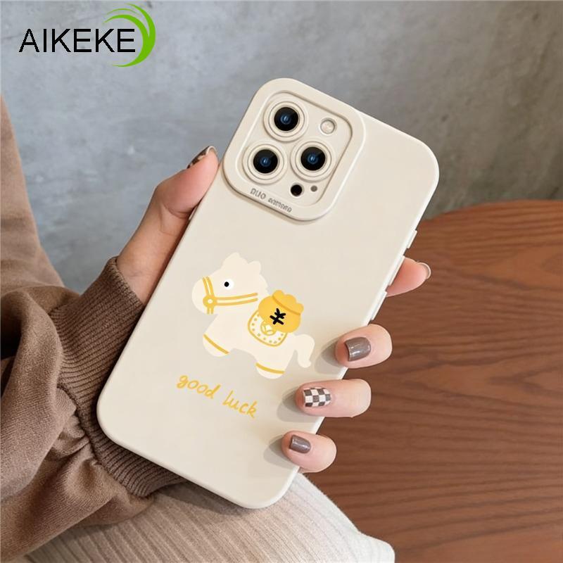 Ốp Điện Thoại Ngựa Dễ Thương Năm Mới Cho iTEL S25 Ultra S24 S23 P65 P55 Plus A90 A80 A70 A60 A50C RS