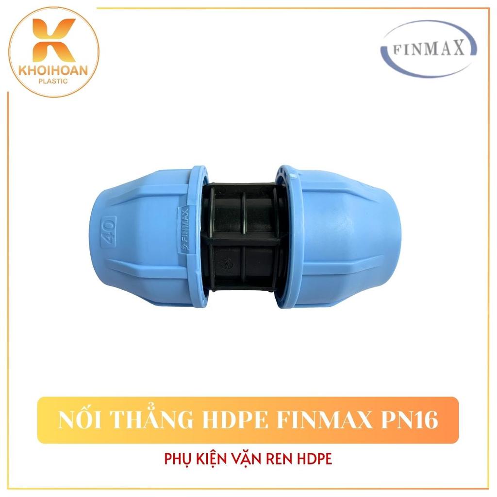 Nối HDPE Finmax, Nối Măng Song Vặn Ren Ống Tưới HDPE | Phi 20, 25, 32, 40 | NPP Khởi Hoàn