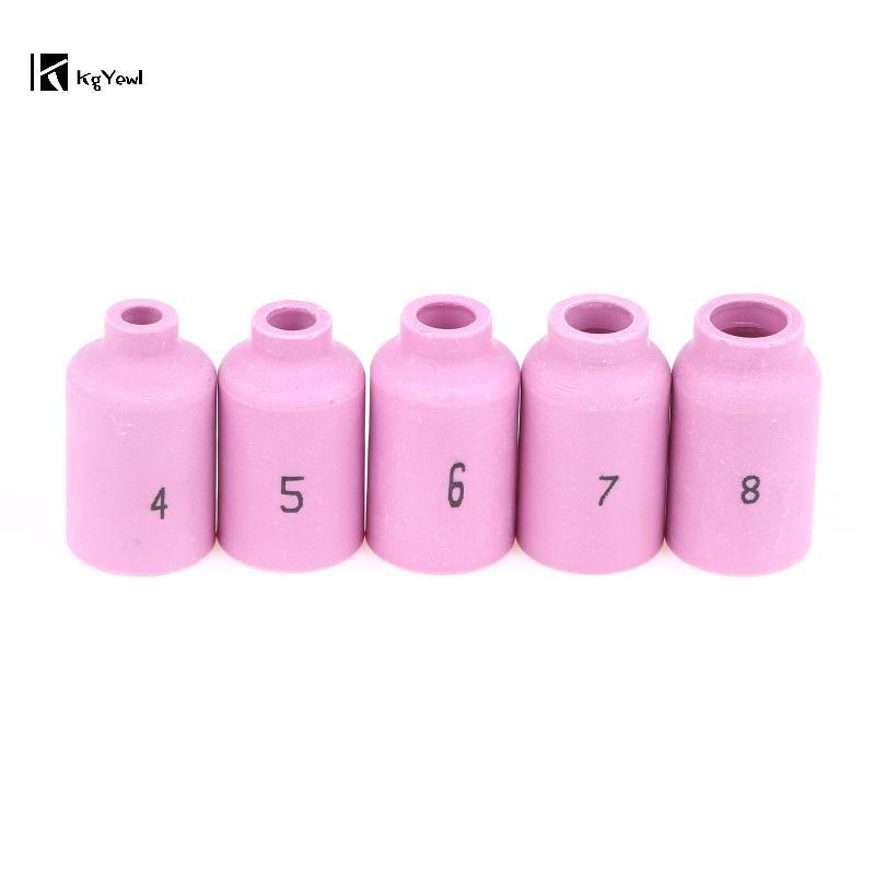 KgYewl 42mm 54N14 54N15 54N16 54N17 54N18 Vòi phun gốm Alumina cho TIG WP17 18 26 Phụ kiện đèn pin h