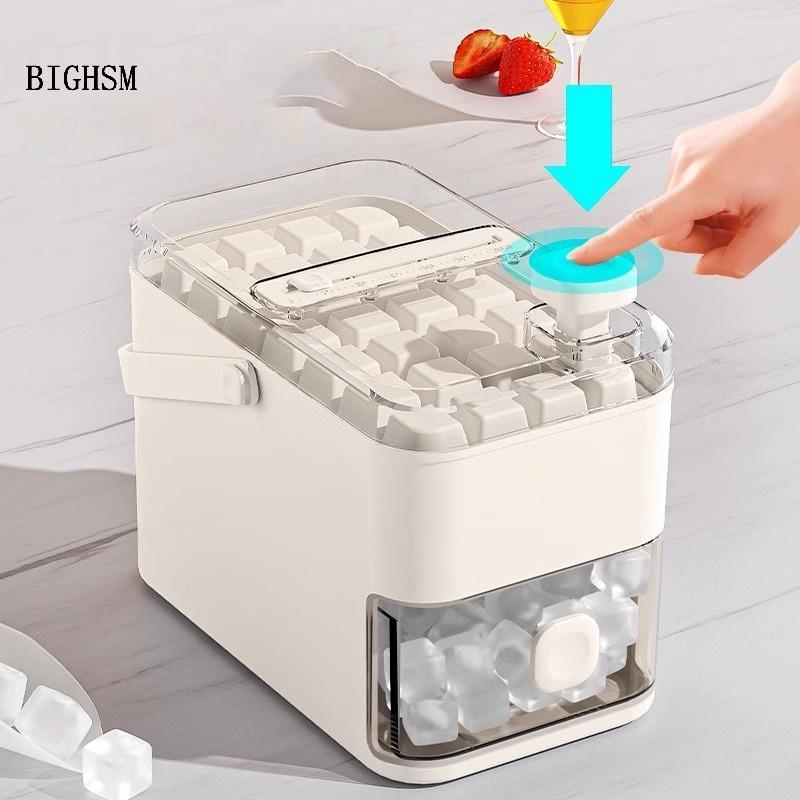 BIGHSM 28 / 56-Cube Máy Làm Đá Dễ Dàng Bấm - Hai Lớp, Bấm Thiết Kế Di Động, Lưu Trữ Đá Gia Đình Martijn