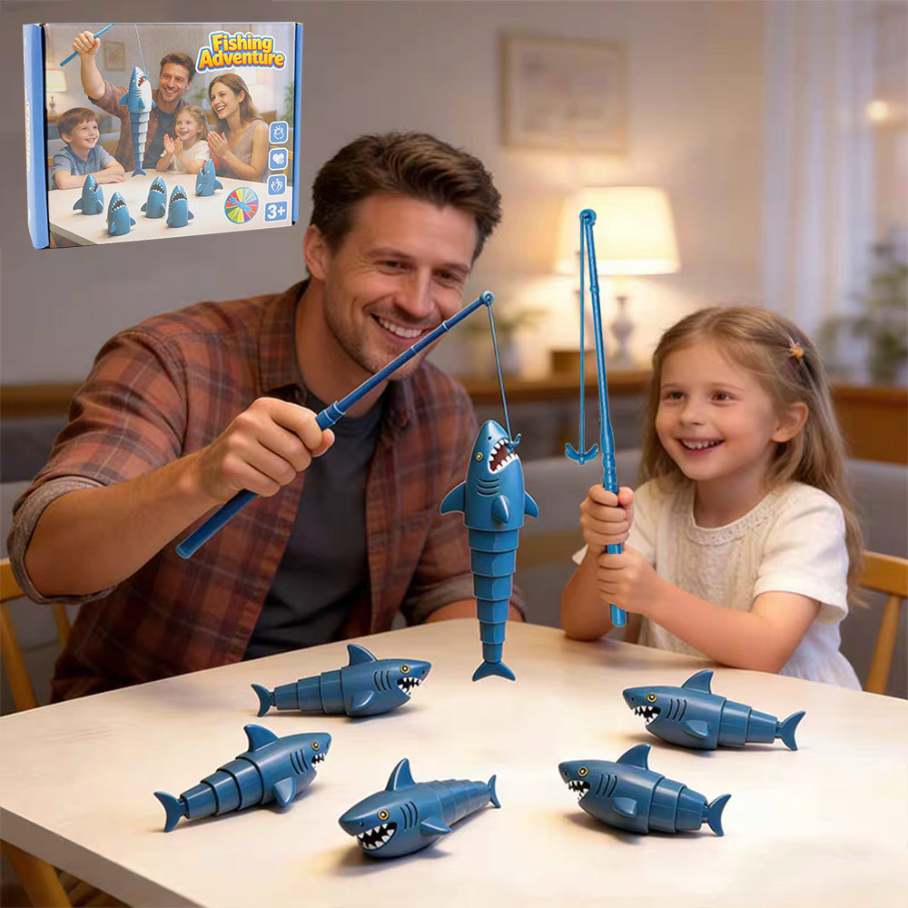 Reel Big Catch Fishing Game Children's Challenge Boardgames Educational Toy