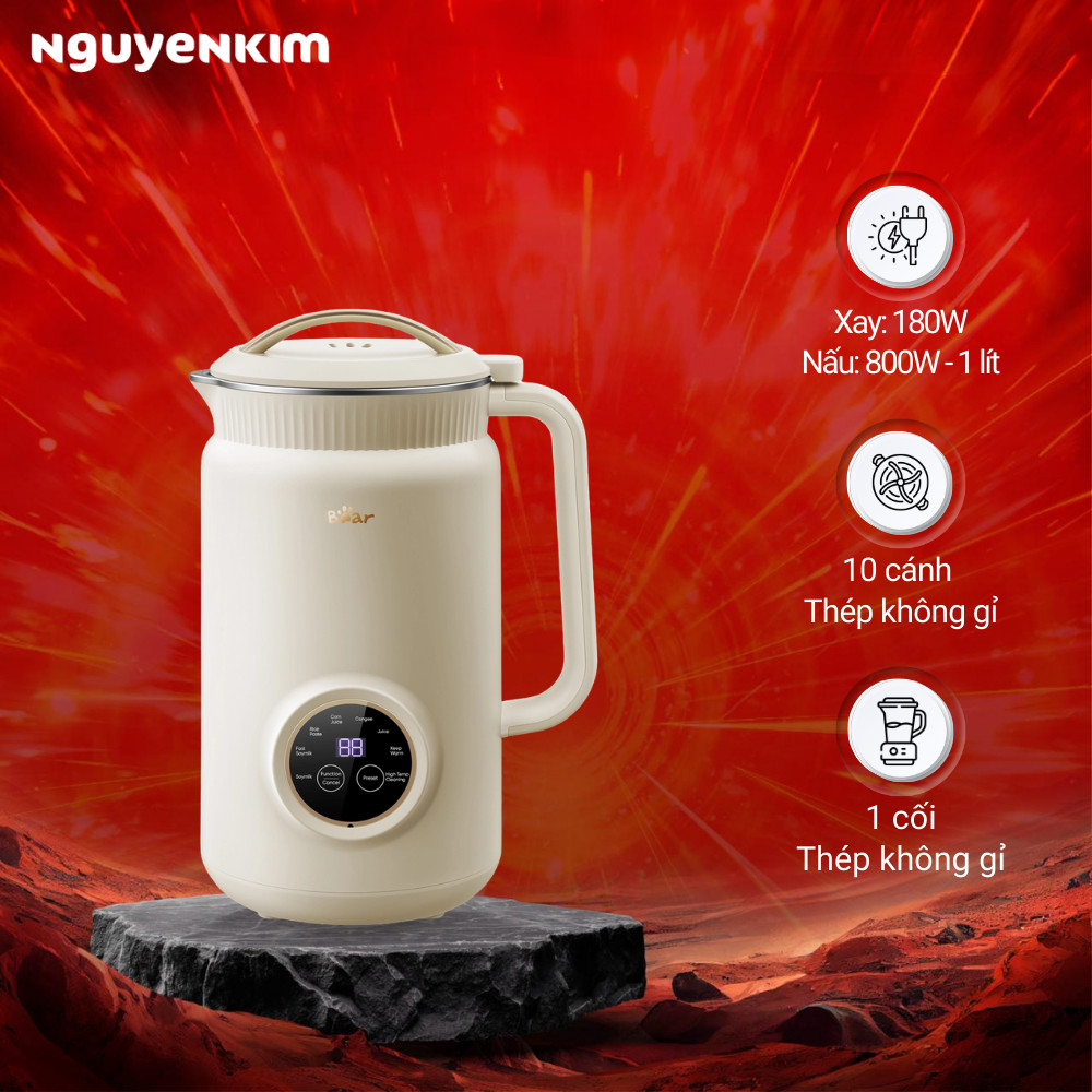 Máy làm sữa hạt Bear DJJ-D06W5