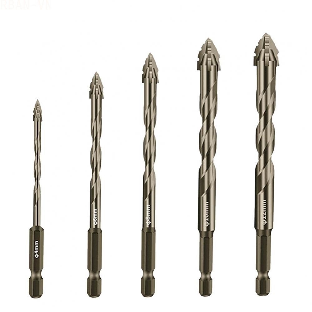 Masonry and Wood Drilling Made Easy with a Pack of Five Eccentric Bits