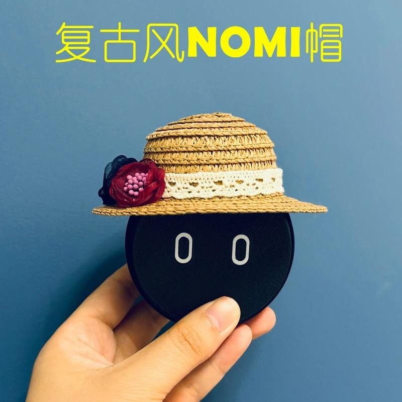 Cho NIO es6 et5 mũ nomi hoa nhỏ phong cách retro trang trí mũ rơm xe dễ thương vui nhộn phụ kiện nội