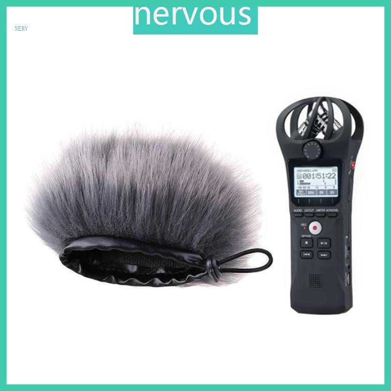 NERV Micro Kính Chắn Gió Deadcat Windmuff Cho Zoom H1n Máy Ghi Tiện Dụng WindShield