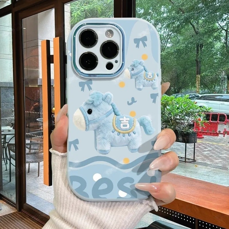 ốp lưng iphone Ngựa may mắn Cho iPhone 17  16 Promax 15 11 12 13 14plus xr xsmax 16plus JSXPM | BigBuy360 - bigbuy360.vn