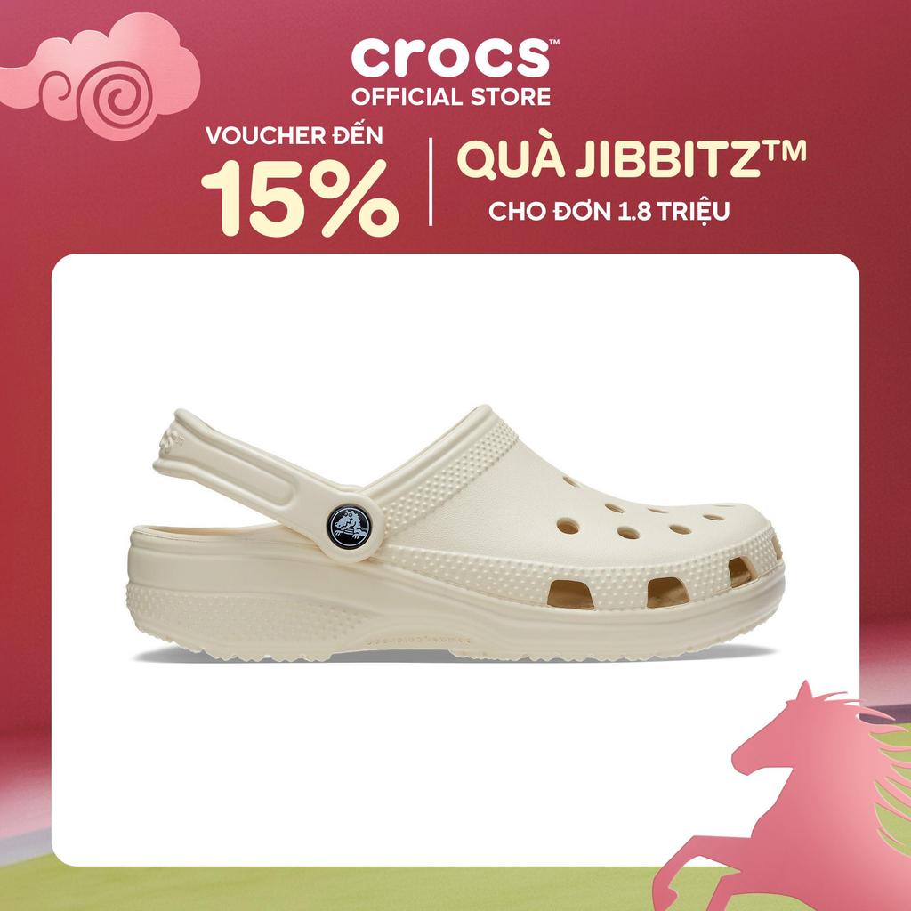 Giày Clog Unisex Crocs Classic - Bone - 10001-2Y2