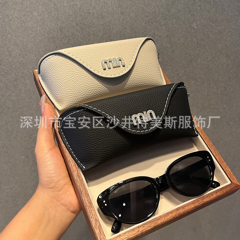 Large Space Portable Glasses Case Hanging Bag for Women Sunglasses Anti-Pressure Storage Bag Myopia 
