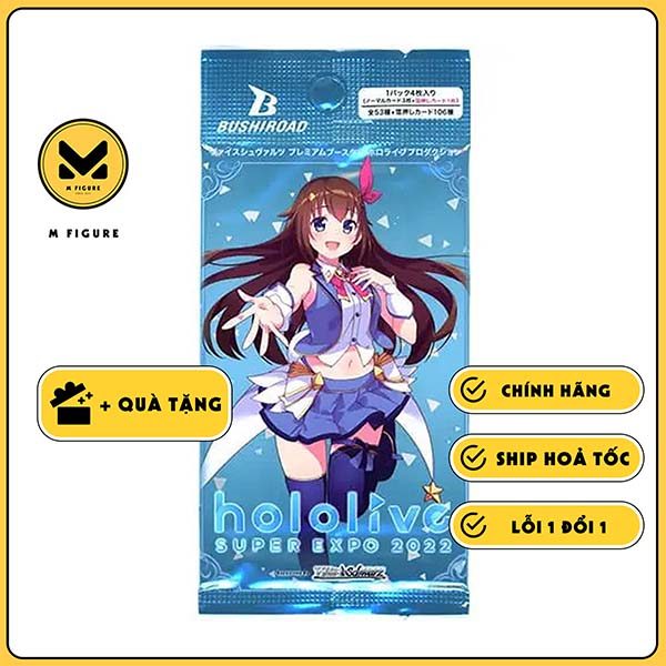 THẺ BÀI Hololive Super Expo 2022 Premium - Weiss Schwarz (Bushiroad) PACK CARD CHÍNH HÃNG