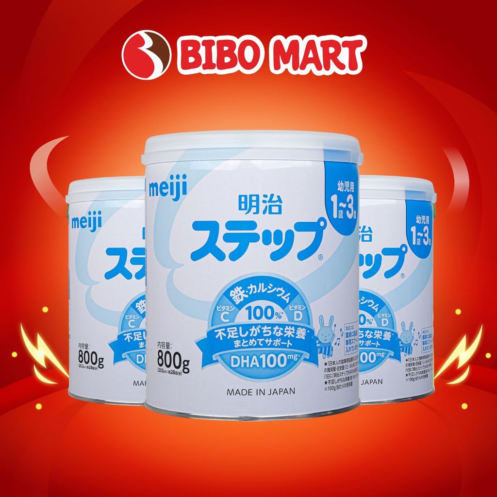 Sữa Meiji Số 9 Nội Địa Phát Triển Não Bộ Tăng Chiều Cao Hỗ Trợ Tiêu Hóa 800g Cho Bé - Bibomart