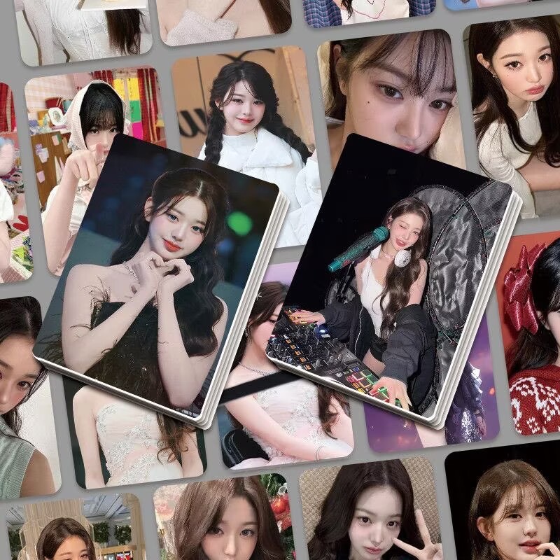 55pcs/box WONYOUNG IVE Photocards Album Solo Magazine Cover Lomo Cards Kpop Postcards New Arrivals