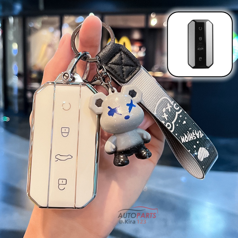 Vỏ chìa khóa ô tô Jaecoo Vỏ chìa khóa ô tô từ xa TPU cho Chery Jaecoo J5 J7 2025