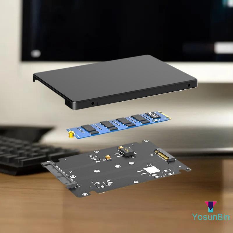 YosunBin] 1 Bộ Bên Ngoài 2 Trong 1 MSATA M.2 NGFF Sang SATA USB Riser Card M.2 NGFF Sang SATA Adapte