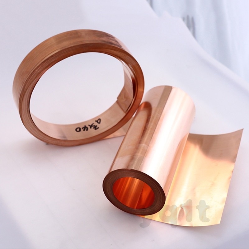 Băng đồng nguyên chất / Lá / Tấm đồng mỏng Độ dày 0,02-0,07mm Tấm đồng siêu mỏng Tấm đồng nối đất Bă