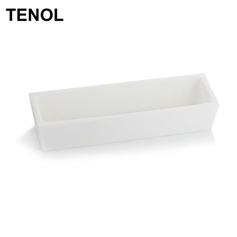 100x30x20mm Alumina Gốm Corundum Nóng chảy Crucible Thuyền giữ 60ml