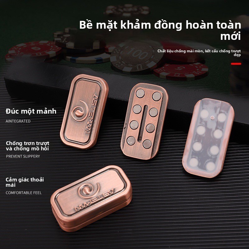 Từ Tính Edc Đẩy Thương Hiệu Pop Coin Kim Loại Giải Nén Đồ Chơi Công Nghệ Đen Giải Nén Dụng Cụ Tiện D