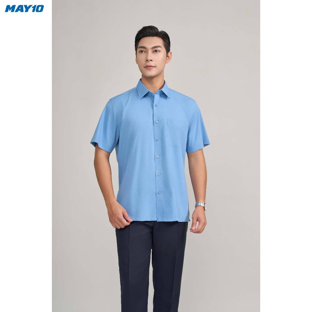 Áo Sơ mi nam cộc tay May 10 form Regular mã 010124030 AH364