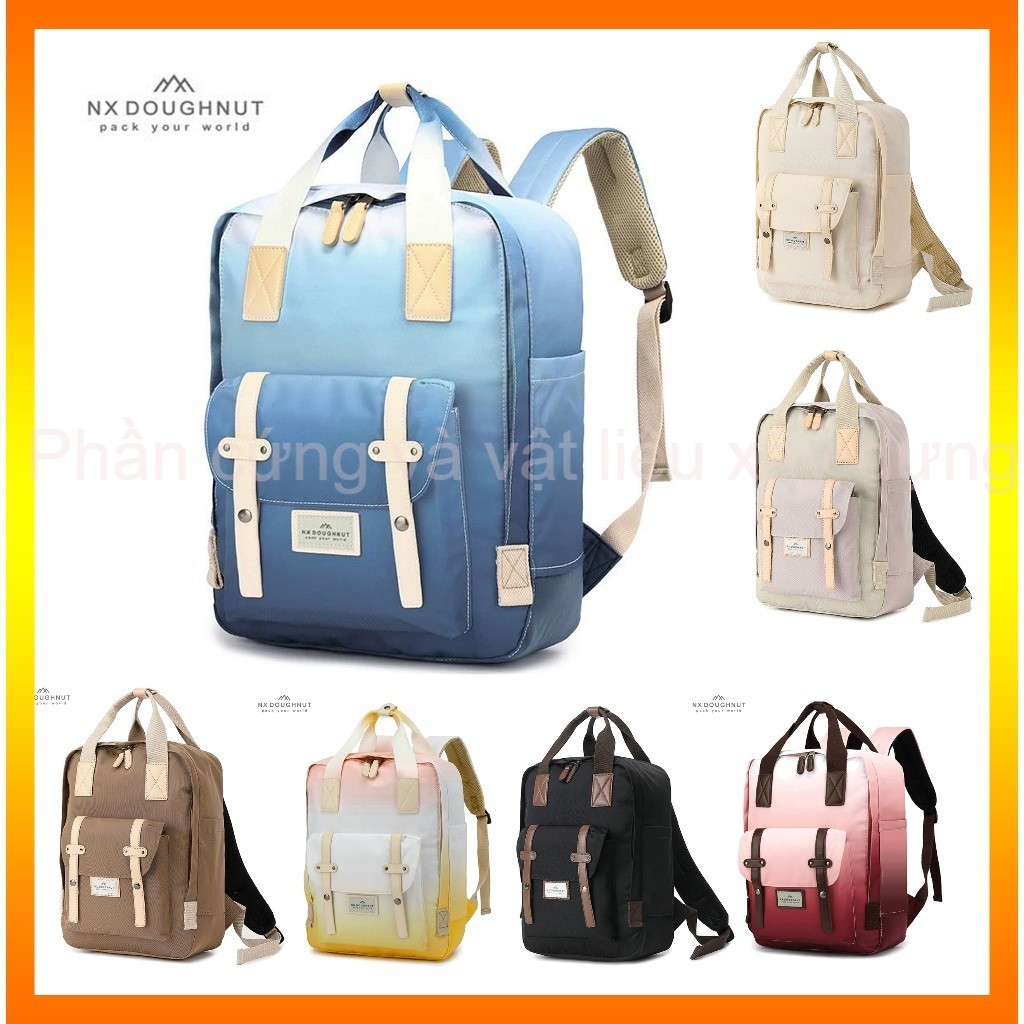 【Mới】Balo Thời Trang NX Doughnut NX24 Laptop  15.6 inch Chống Thấm Nước Độ Bền Cao NEW 2025