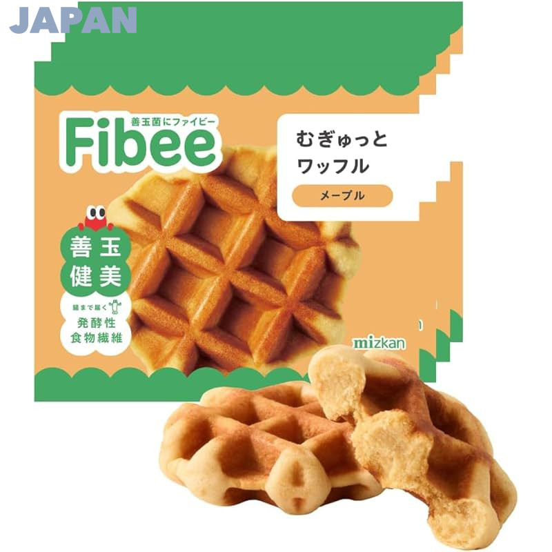 Healthy Snack: Phybee Mitsukan Barley Waffles | Packed with fermentable fiber, whole grains, and gut