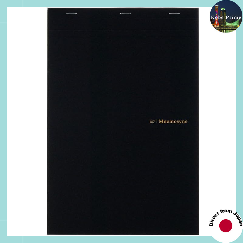 Maruman Nemosine Black Graph Paper Notepad - A5 & A4 Options
