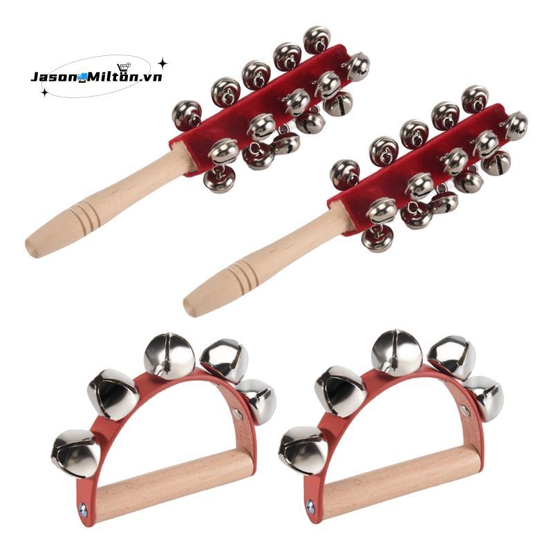 Chuông tay Giáng sinh Jingle Bells Handhold Bells Lục lạc Nhạc cụ