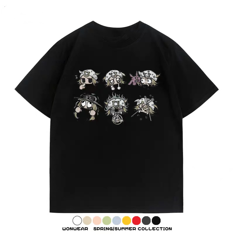 Áo thun nam họa tiết JoJo's Bizzare Adventure - Steel Ball Run, chất liệu 100% cotton