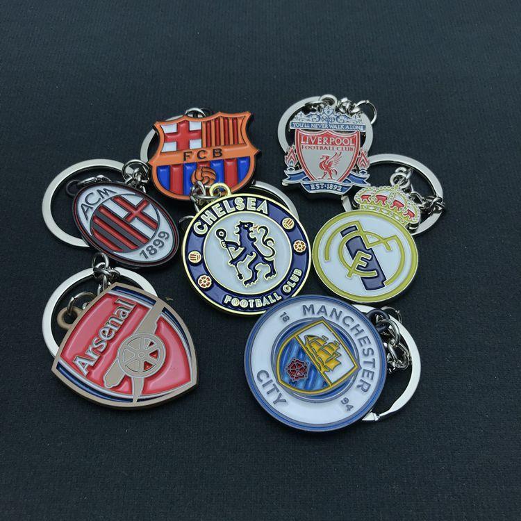 [Sẵn Hàng] Móc Khóa CLB Bóng Đá Châu Âu | Barcelona Inter Milan AC Milan Phụ Kiện Treo Balo Nam