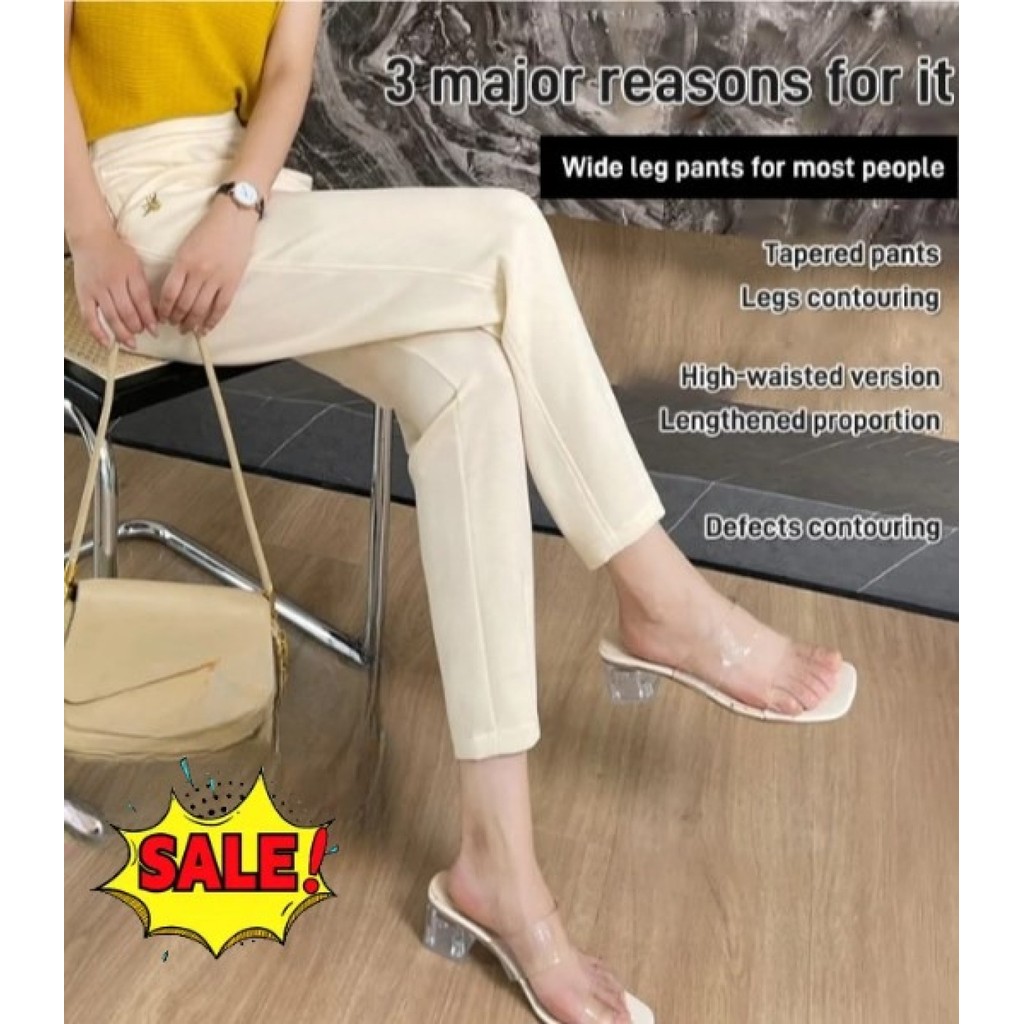 【Body-Shaping Design】HFH Relaxed Fit High Waist Pants - Casual Harem Trousers/Women Daily Wear/Comfy