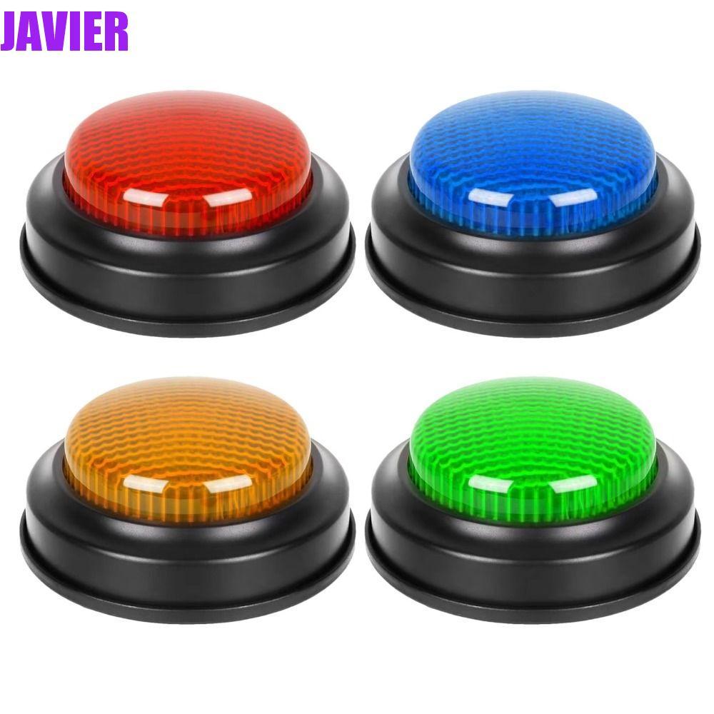 JAVIER Answer Buzzers, Lights & Sounds Answering Game Buzzer, Engaging Learning Quick Answer Button 