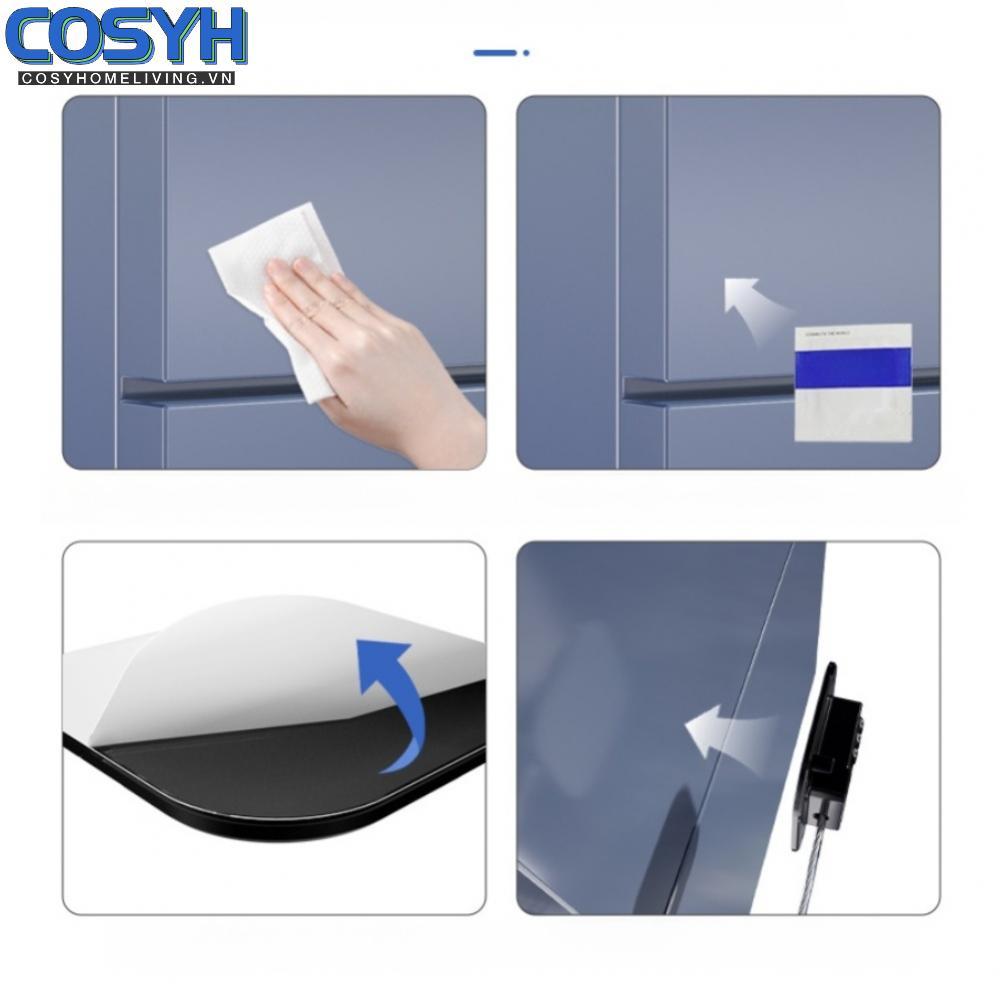 <cosyh>Child Safety Lock with Key for Refrigerator For Mini Fridge and Cabinet Security