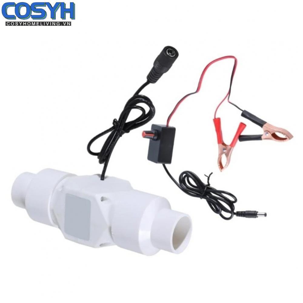 <cosyh>12V Inline Duct Blower Exhaust Fan for Kitchen Range Hood For Ventilation 58m3/h