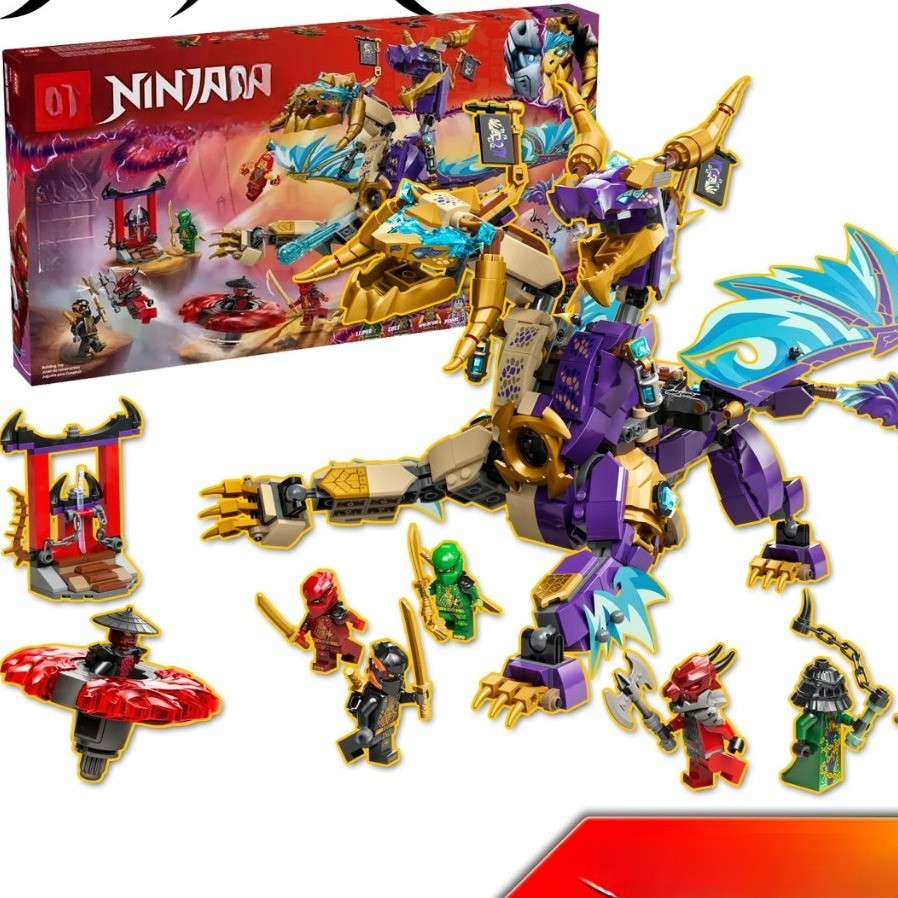 Mô hình ngẫu nhiên Ninja 71836 Rồng Hệ Tập Trung Dragooon of Focus