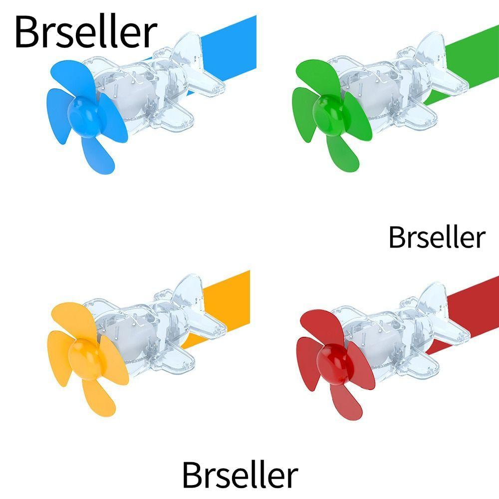 Máy bay phát điện gió BRSELLER, Đèn LED trong suốt màu đỏ xanh vàng Đèn LED máy bay, Mũ bảo hiểm nhự