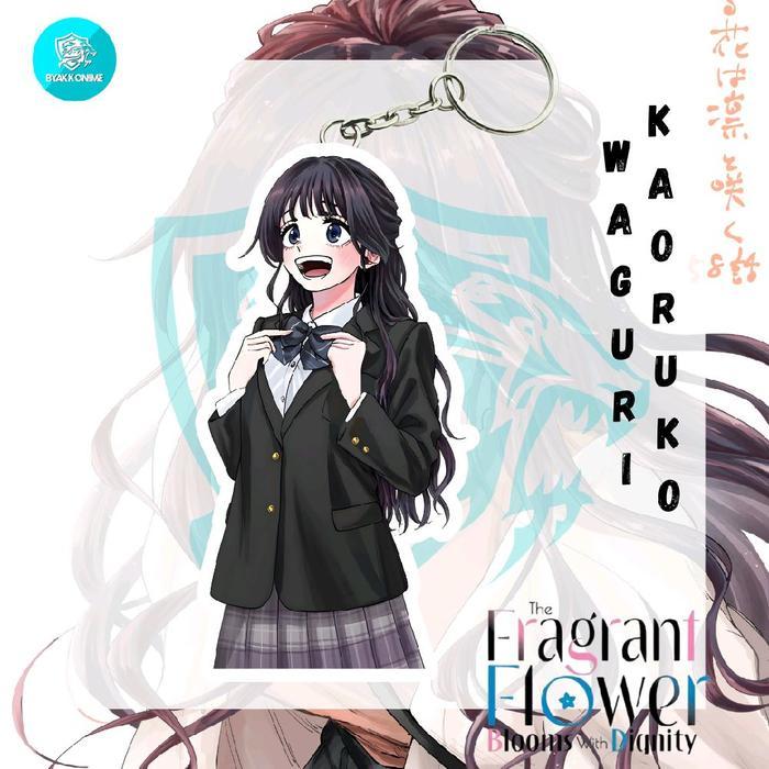 Keychain Acrylic Anime Kaoru Hana Wa Rin To Saku - Kaoruko Waguri, Rintaro Tsumugi Ganci Anime Akril