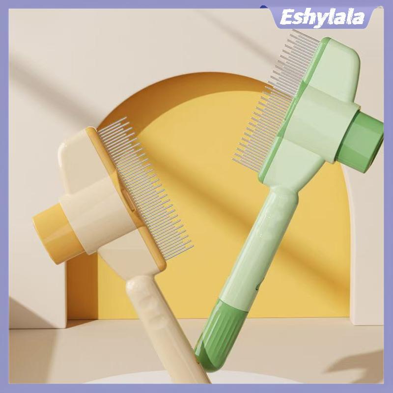 Eshylala Dogb Pet Hair Remover One Button Dogs Brush Cat Brush Massagebs Dog Grooming Brush Tool Pet