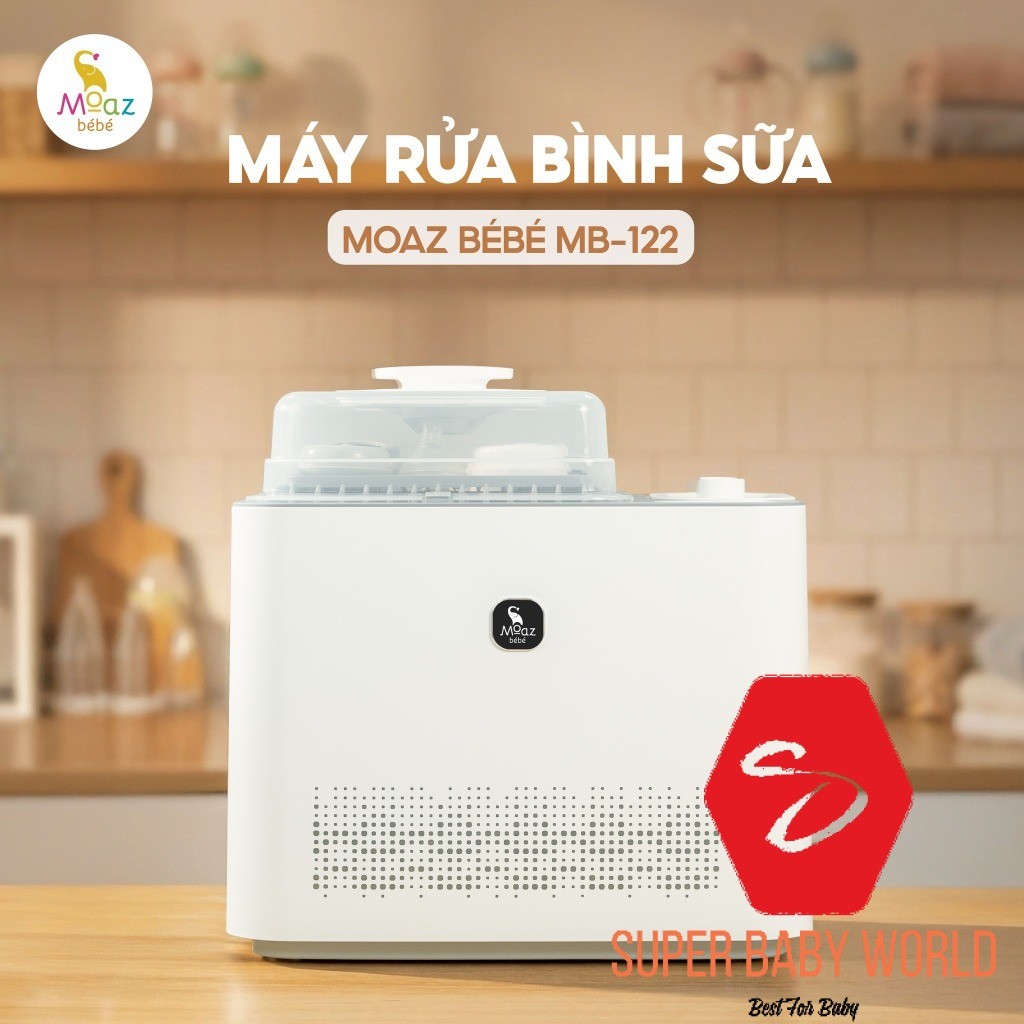 Máy Rửa Bình Sữa Moaz BéBé MB-122 Shop Sbw