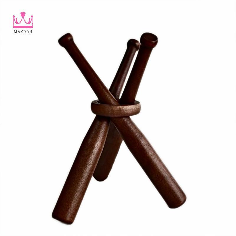 Thu Nhỏ Gỗ Tròn Chắc Chắn với Vòng Gỗ làm Logo Stick cho Baseball Bat Mới