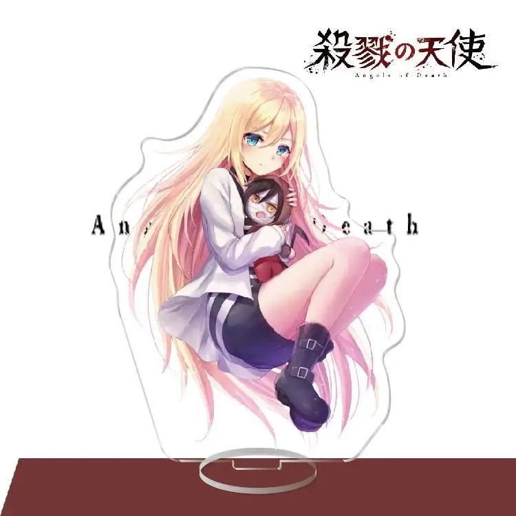 Standee Anime Angels of Death Rachel Isaac Foster Mô Hình Mica Acrylic Trang Trí Bàn Làm Việc Quà Tặ