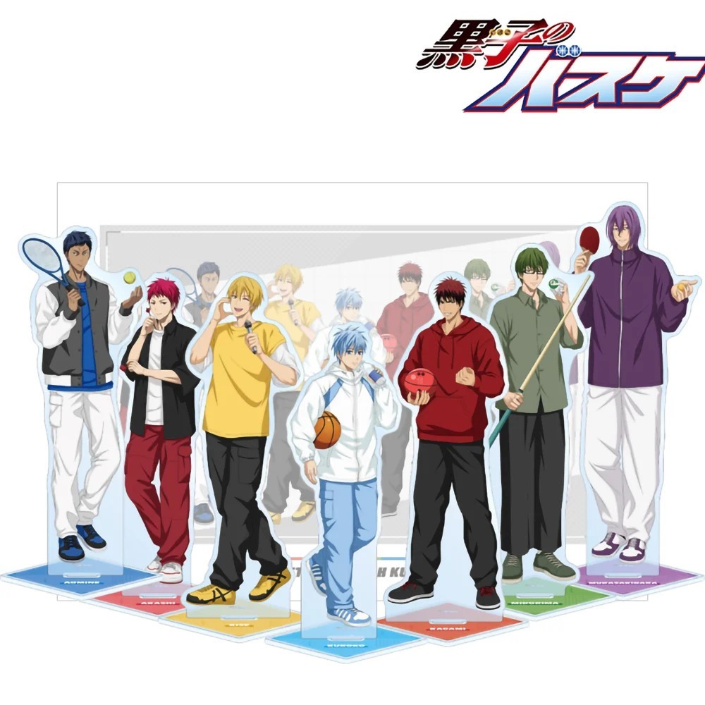 Standee anime Kuroko no Basket Tuyển thủ vô đối mô hình mica Kuroko Kagami Kise Aomine Midorima Akas