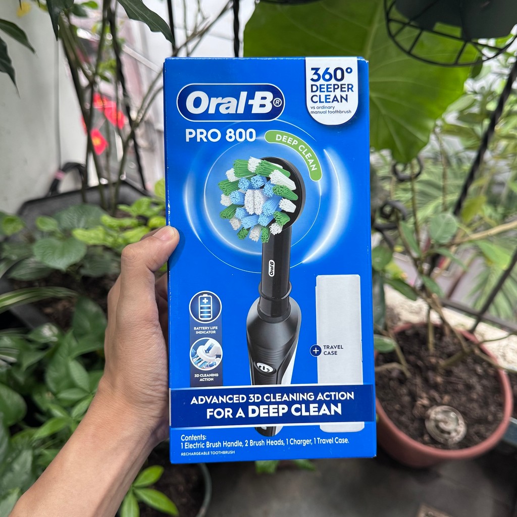Bàn chải điện Oral-B Pro 100 / Pro 300 / Pro 800 / Vitality Pro (có hộp đựng du lịch)