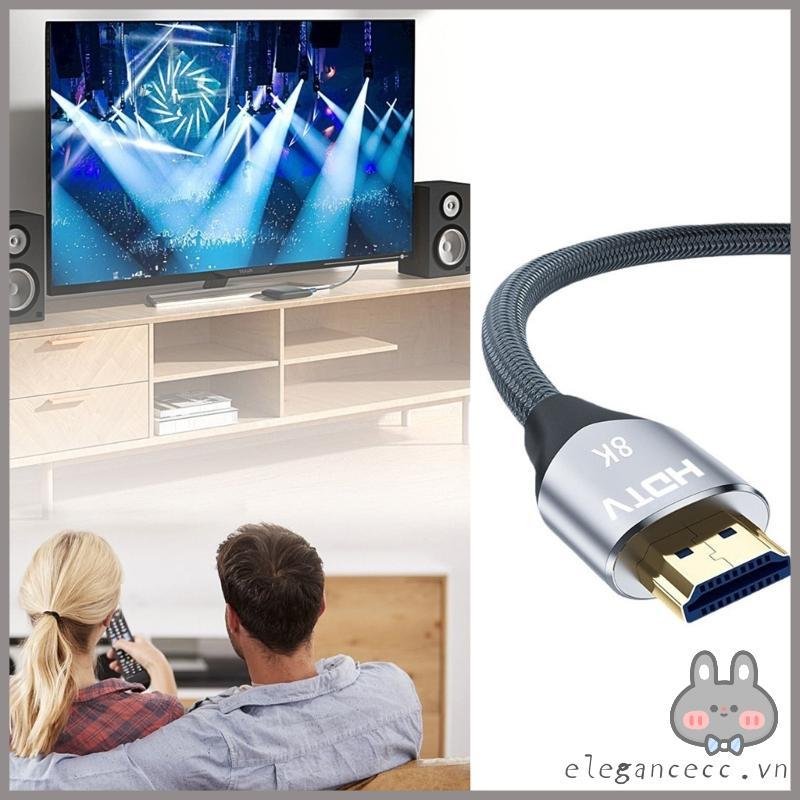 Cáp Video Cổng HDTV ELEGA 8K60hz 4K120Hz Dây Video 48Gbps Truyền Tốc Độ Nhanh