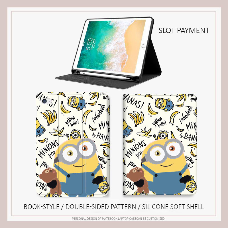 ốp ipadminions air7 ipad a16 gen 11 Air M3 Air 4/5/6 Air6 10.2 Gen 7/8/9ipad air m3 ốp ipad case
