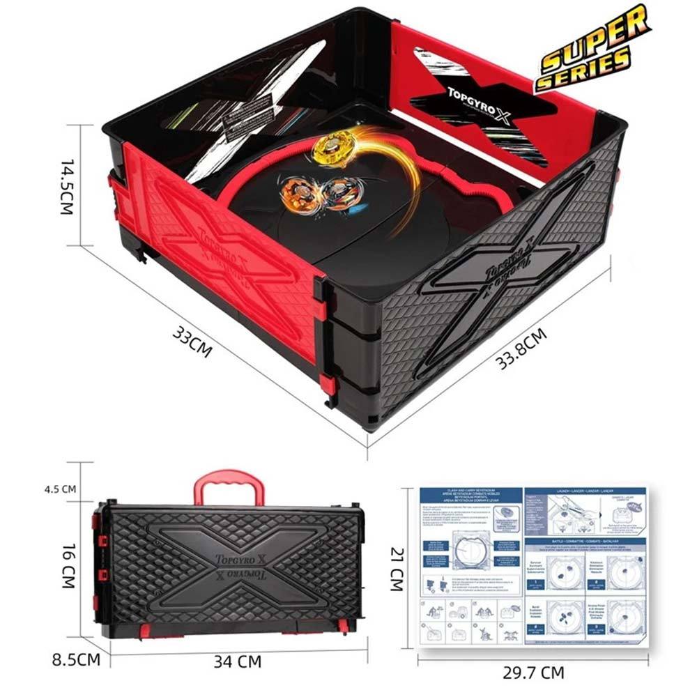 Beyblade X Clash & Carry Beystadium Battle Arena Spinning-Top Toys