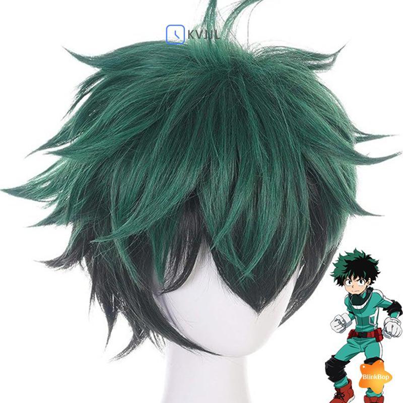 [KvJJL-t] Anime My Hero Giới Học Thuật Izuku Midoriya Cosplay Tóc Giả Boku Hero Học Thuật Học Thuật 