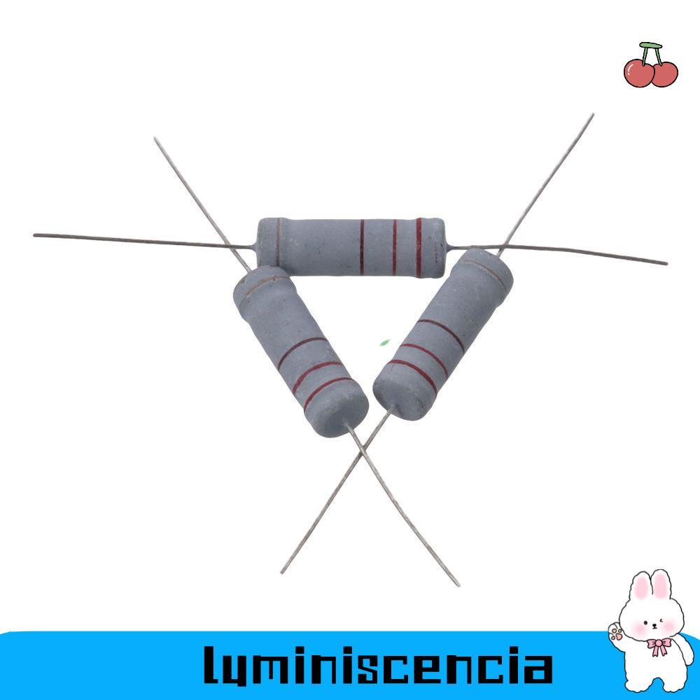 Điện trở LUMINISCENCIA 220 Ohm, Điện trở màng oxit kim loại dẫn hướng trục, Độ ồn thấp 5W Dung sai 5