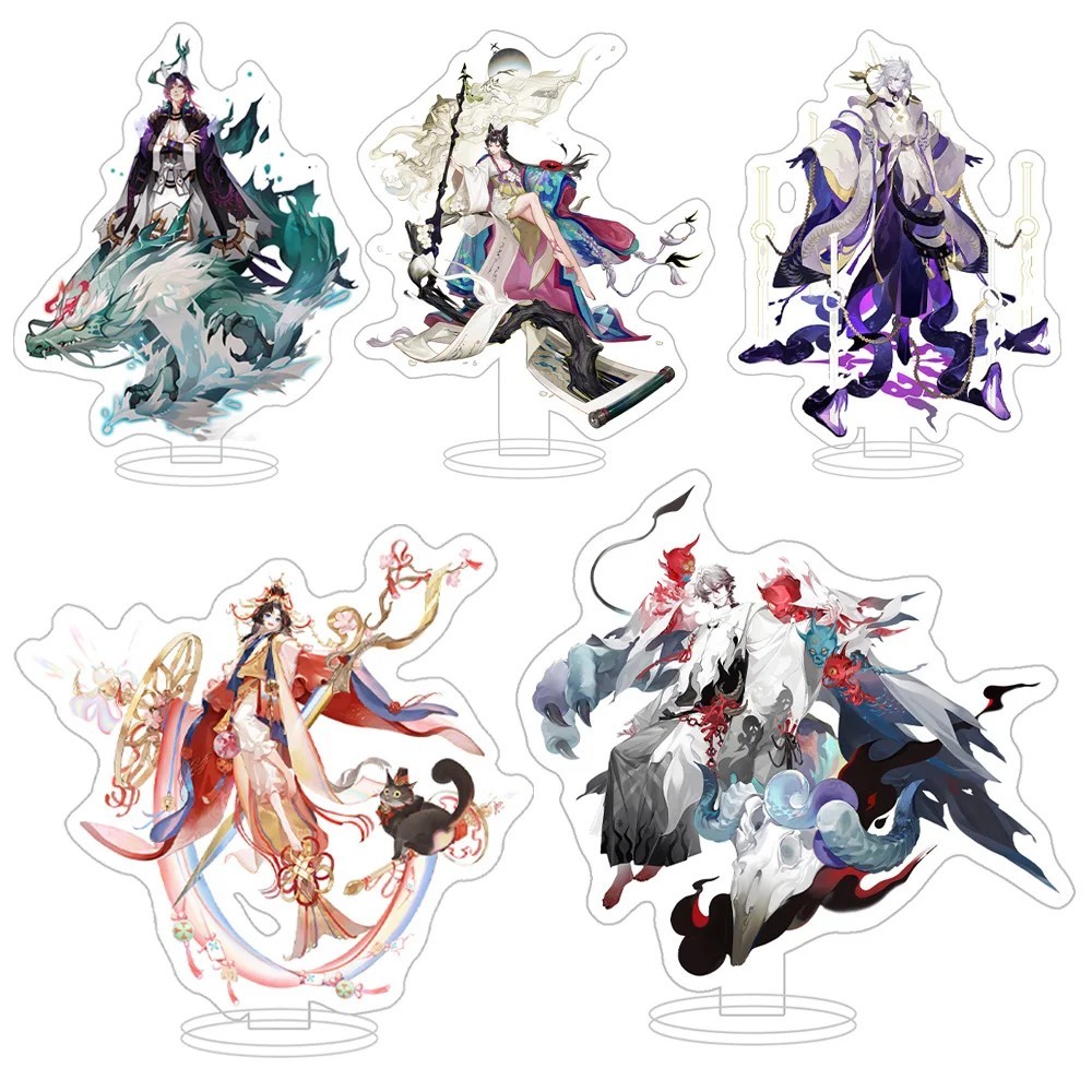 Standee Âm Dương Sư Onmyoji mô hình mica Acrylic nhân vật game SSR SR Ebisu Yasha decor trang trí bà