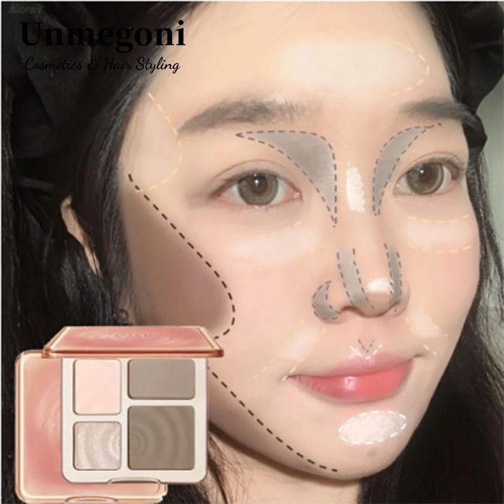 UNMEGONI Face Shading Makeup Bronzer Cosmetics Grooming Powder