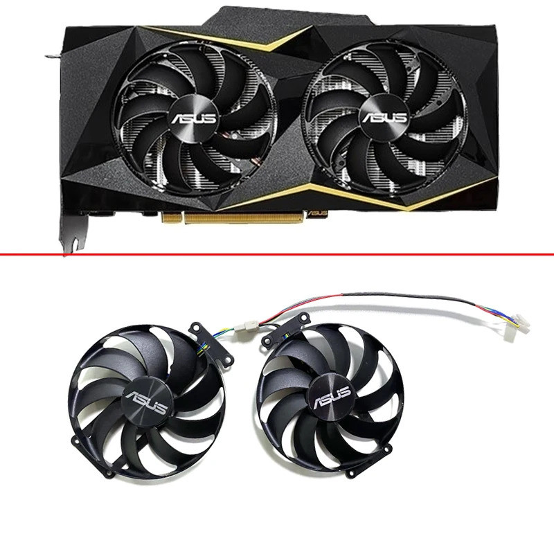 Quạt làm mát 90MM T129215SU T129215BU 6PIN GTX1660 1660S Quạt card Đồ Họa Cho ASUS GTX 1660-O6G-SI G